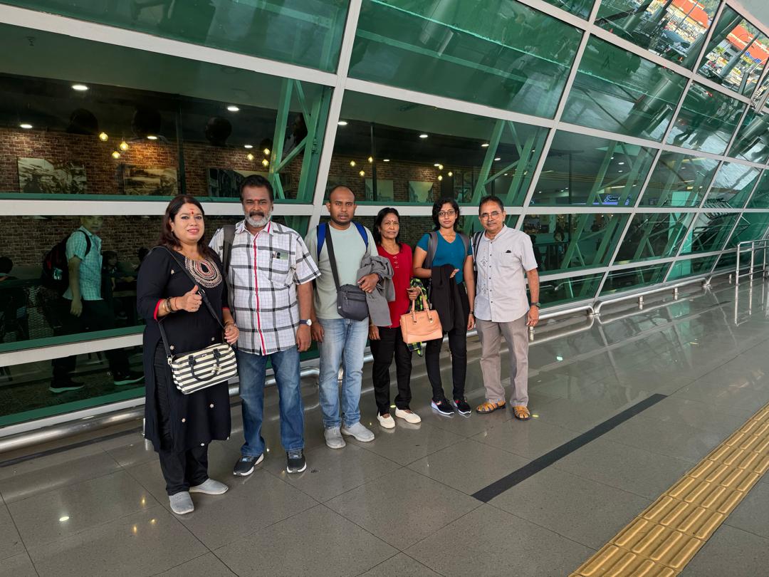 Indrani Carupaya and family